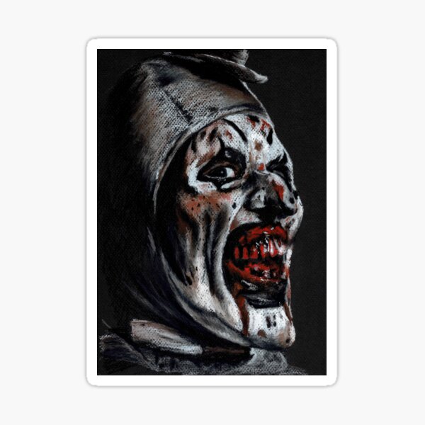 A is for Art the Clown Sticker