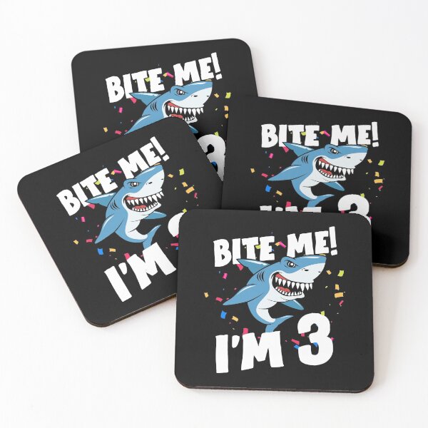 Item preview, Boys 3 Years Old Happy Birthday Gifts Fun Party Shark Gift Idea designed and sold by Orange Pieces.
