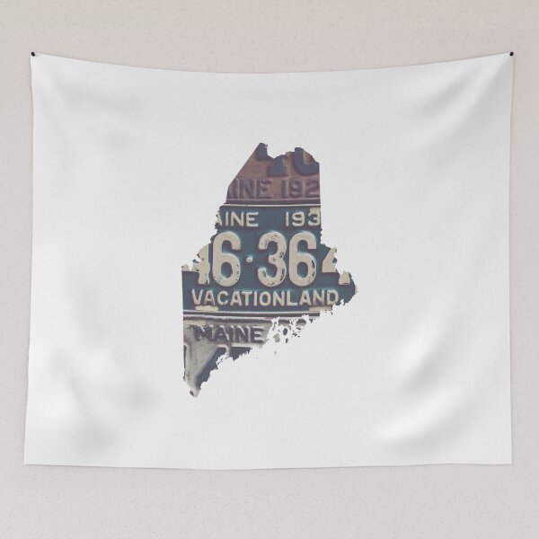 Item preview, Vintage Maine License Plates designed and sold by Maren Misner.
