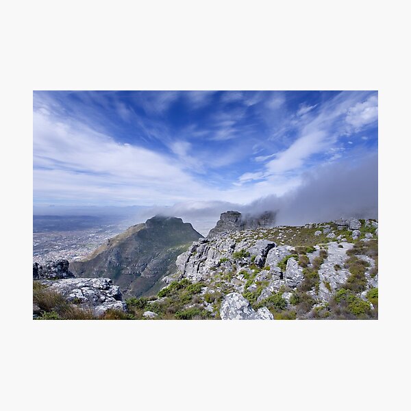 Looking over Capetown Photographic Print
