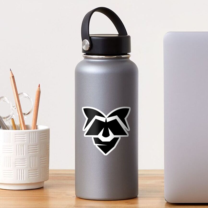 The 13andit - Racoon Wearing Bandana Logo Sticker