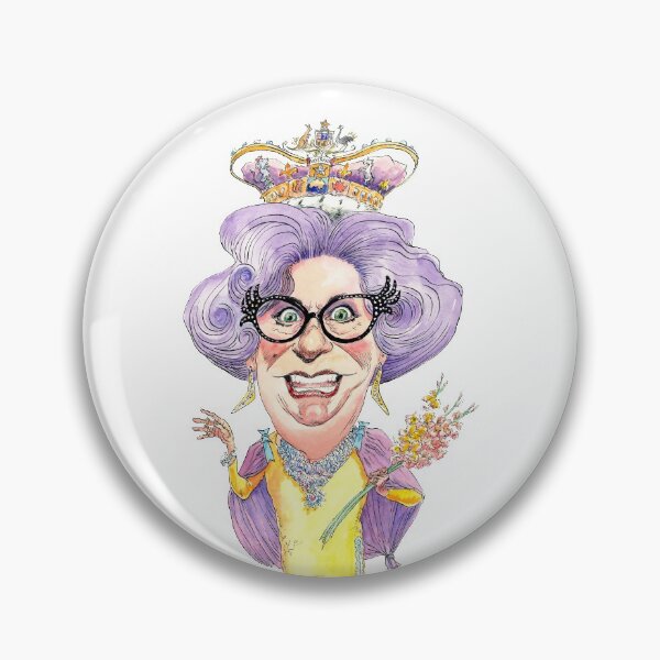 Item preview, Dame Edna by John Spooner designed and sold by dameednaeverage.