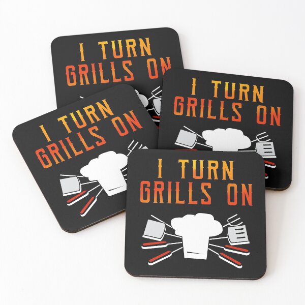 Item preview, Grilling Barbecuing Funny Design for Men I Turn Grills On designed and sold by EstelleStar.