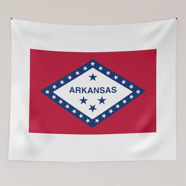 Item preview, Arkansas State Flag designed and sold by mugmylifedesign.