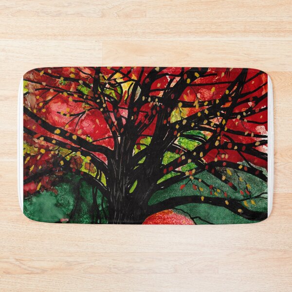 Item preview, Blazing Red Orange Autumn Tree designed and sold by The Elderberry Blossom.