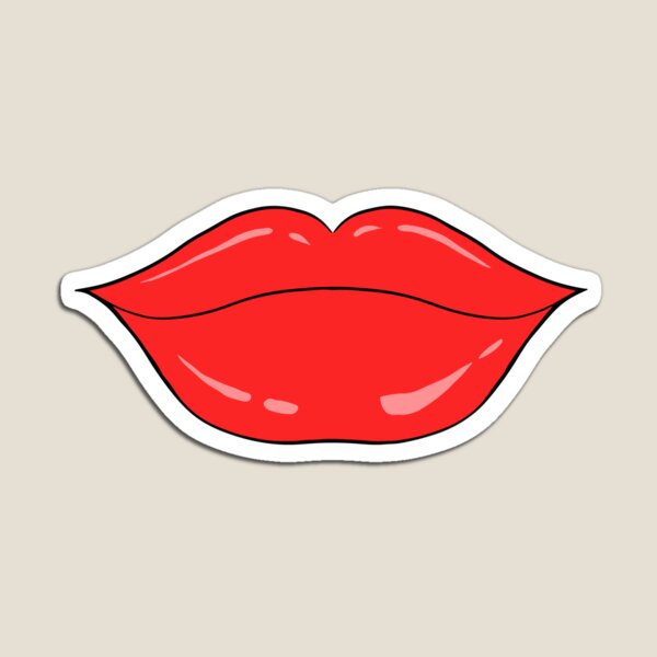 Item preview, Funny Big Red Lips designed and sold by ironydesigns.