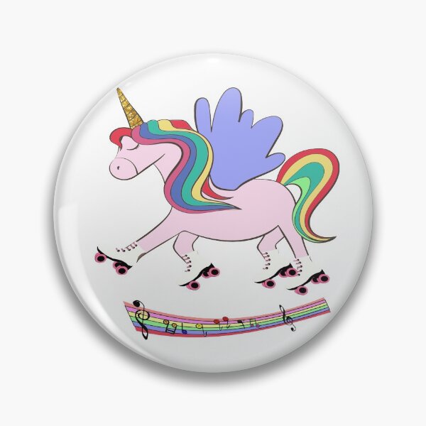 Item preview, Roller Skating Fun Unicorn  designed and sold by seagullz.
