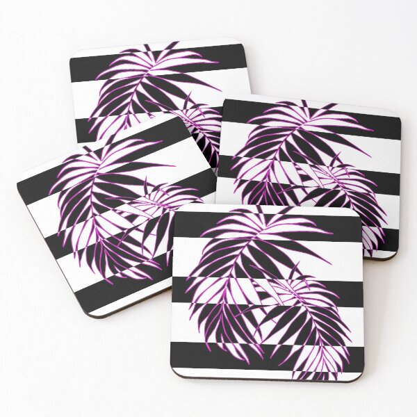 Item preview, Monochromatic Palm with Hot Pink Outline designed and sold by StardustMyHeart.