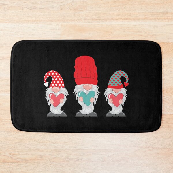 Item preview, Three Gnomes Holding Hearts Valentine's Gift designed and sold by haselshirt.