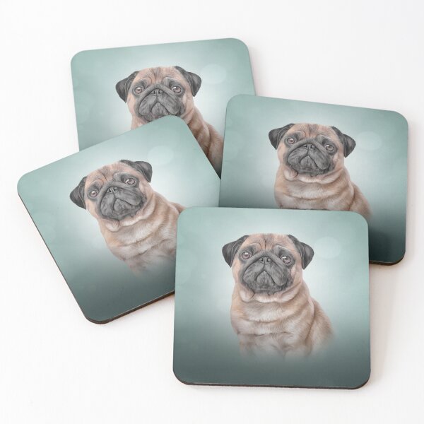 Item preview, Drawing dog Pug  designed and sold by bonidog.