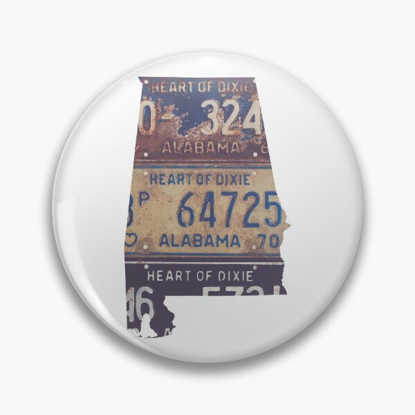 Item preview, Vintage Alabama License Plates designed and sold by Maren Misner.