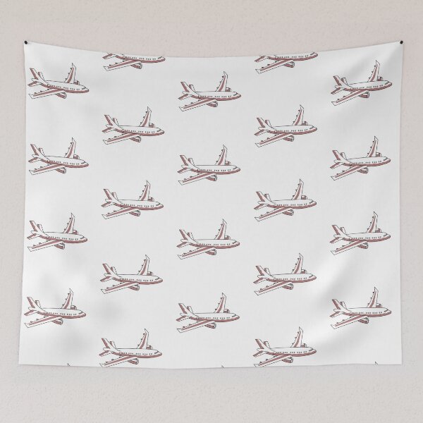 Item preview, Pink Wavy Airplane designed and sold by elsxiv.