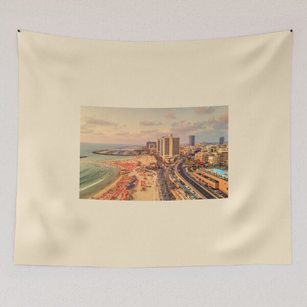 Item preview, Gordon beach sunset from drone - Tel Aviv designed and sold by Matan Hirsch.