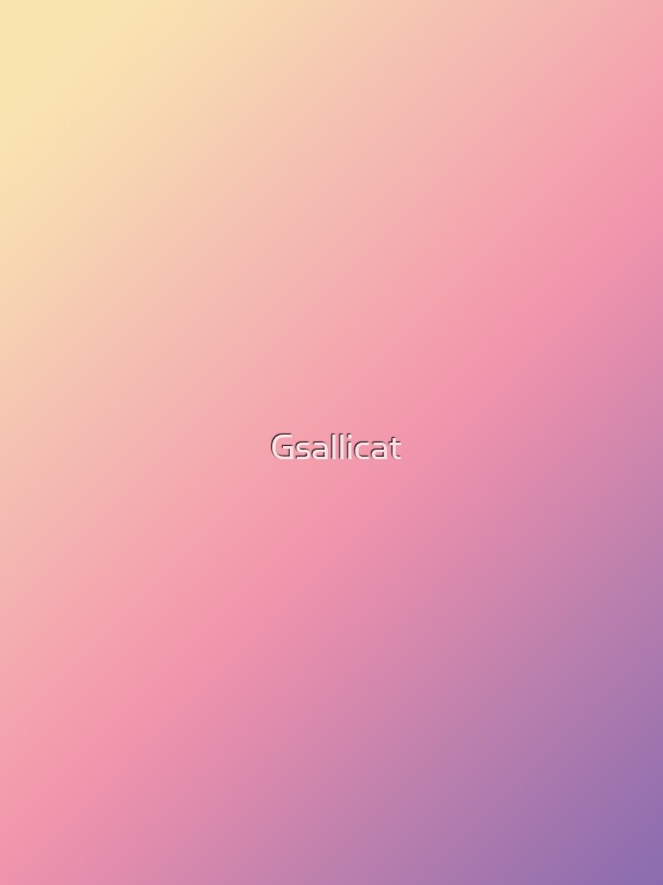 Thumbnail 3 of 3, Scarf, Pastel Yellow, Pink, Purple Gradient Ombre Abstract designed and sold by Gsallicat.