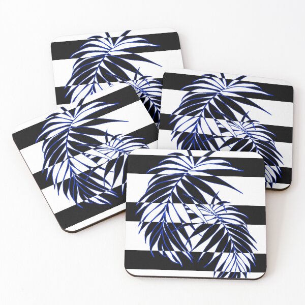 Item preview, Monochromatic Palm with Blue Outline designed and sold by StardustMyHeart.