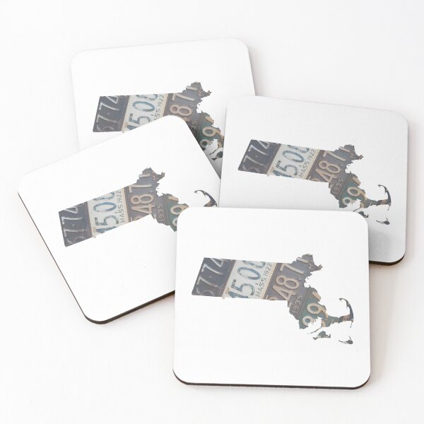Item preview, Vintage Massachusetts License Plates designed and sold by Maren Misner.