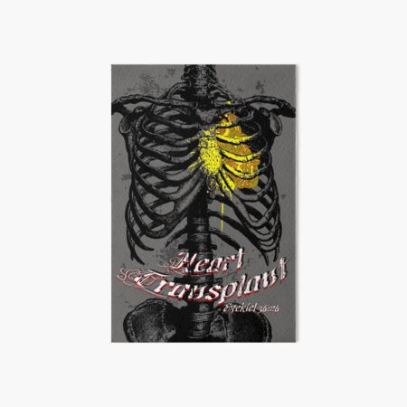 Heart Transplant Art Board Print
