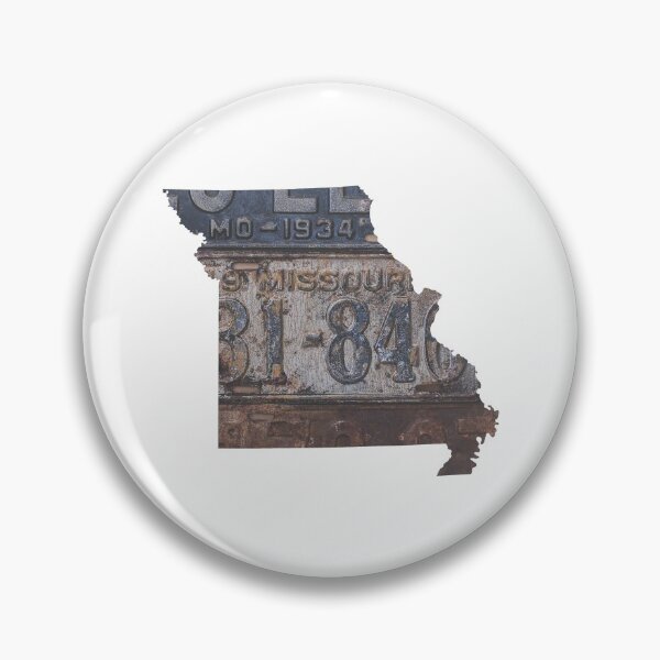 Item preview, Vintage Missouri License Plates designed and sold by Maren Misner.