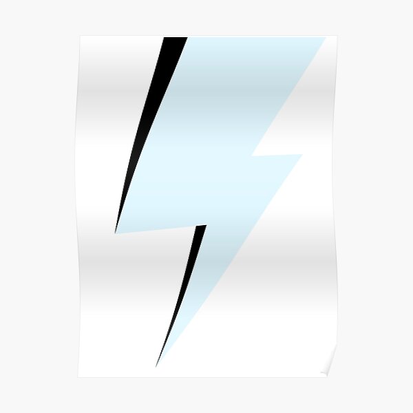 Lightning Posters Redbubble - blue lightning particle 1 roblox