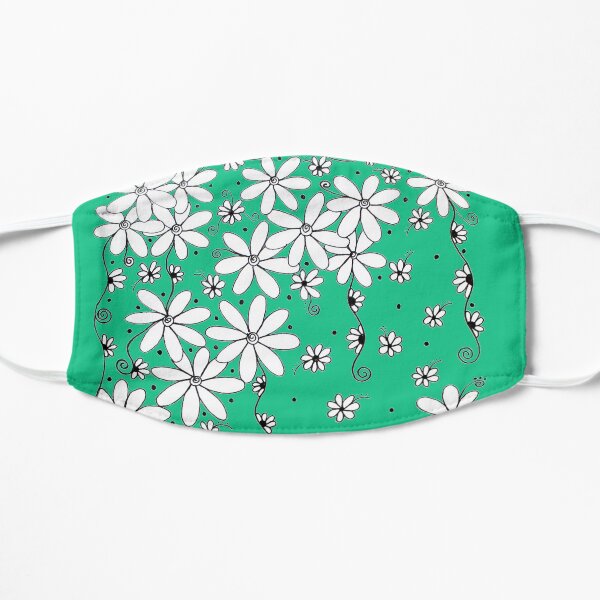 Falling Flowers Flat Mask