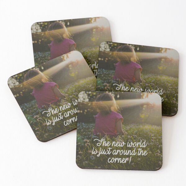 Item preview, THE NEW WORLD IS JUST AROUND THE CORNER! designed and sold by Paper Bee Gift Shop.