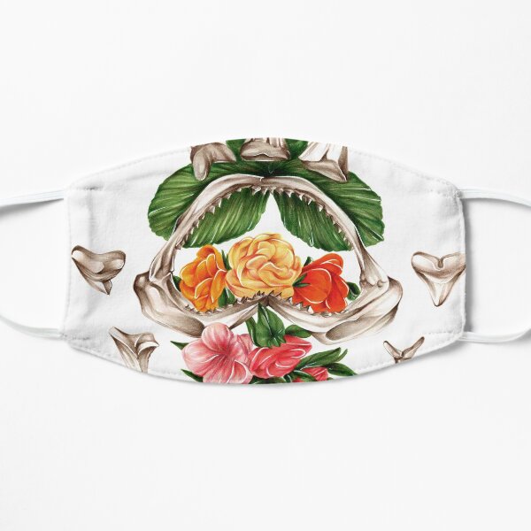 Shark Jaw with Flowers Mask