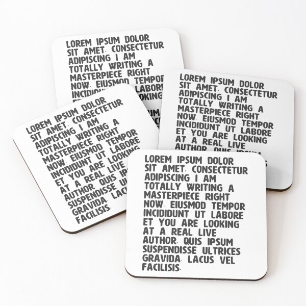 Item preview, Lorem Ipsum I Am Writing designed and sold by Tezzerah.