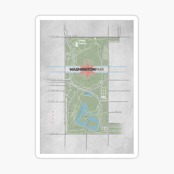 Parks of Chicago: Washington {2020 Edition} Sticker