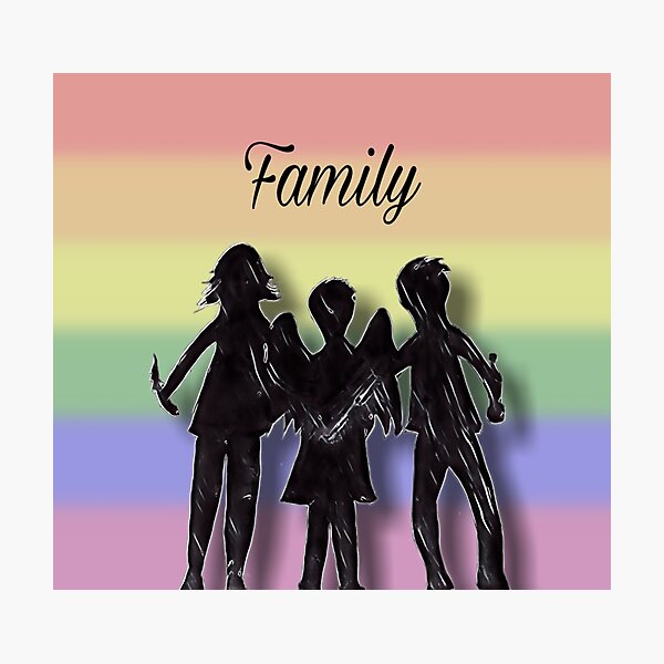 Item preview, Team free will silhouette pride flags gay edition  designed and sold by Imperioimpala.