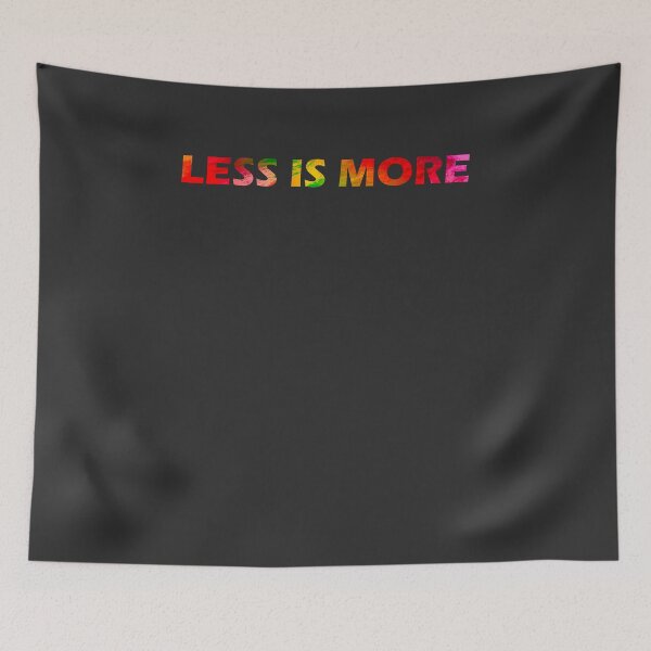 Item preview, Less Is More designed and sold by HiddenStar02.