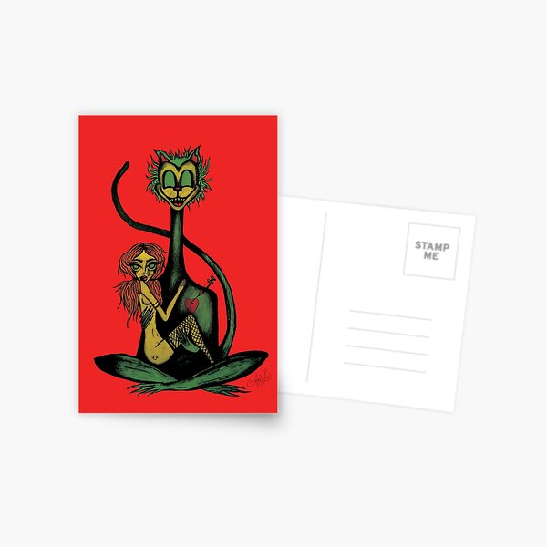 Kitty Kitty Postcard