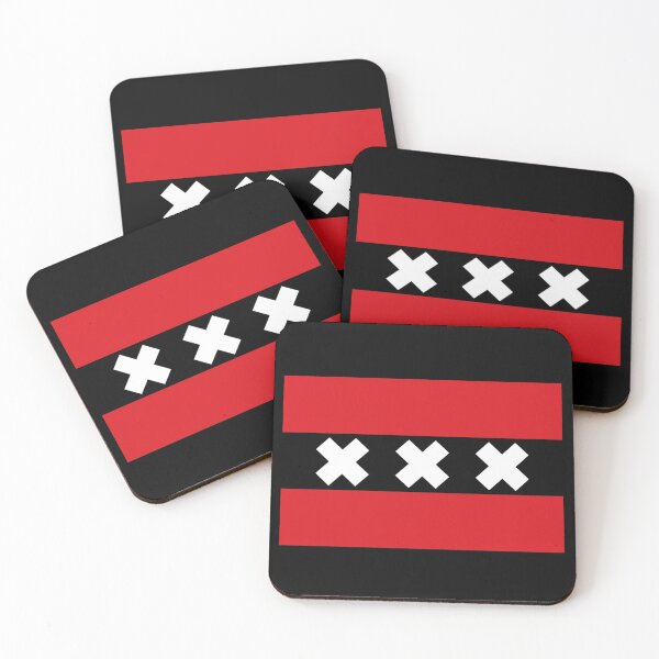 Item preview, Amsterdam Flag Holiday Gift Netherlands Travelling Travel designed and sold by Creekman Designs.