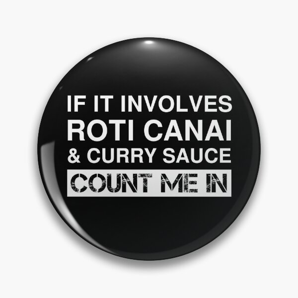 Item preview, Funny Roti Canai And Curry Sauce Malaysian Food designed and sold by Creekman Designs.