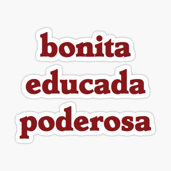 Item preview, bonita, educada, poderosa designed and sold by maricelafashion.