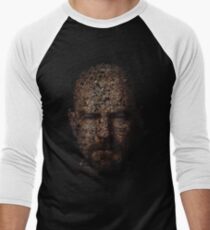 Walter White, Typographic Man of Chemistry Men's Baseball ¾ T-Shirt