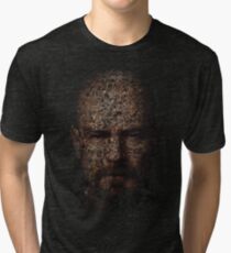 Walter White, Typographic Man of Chemistry Tri-blend T-Shirt