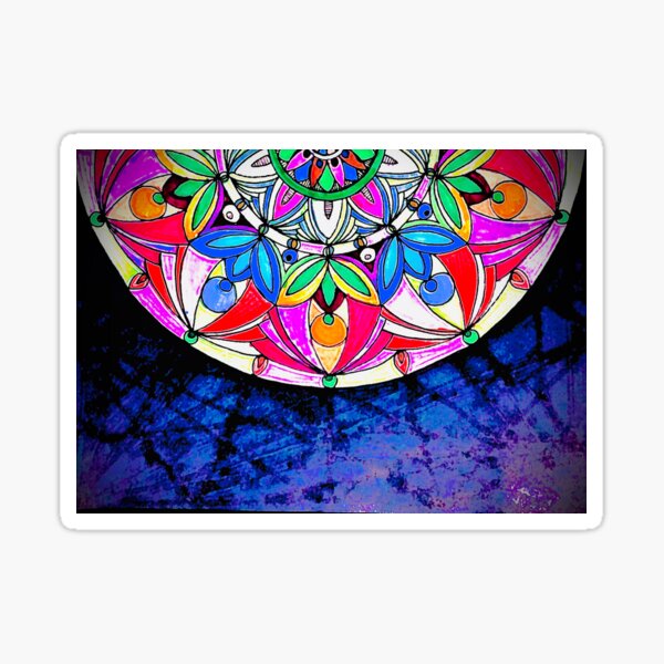 Rainbow Semicircle Sticker