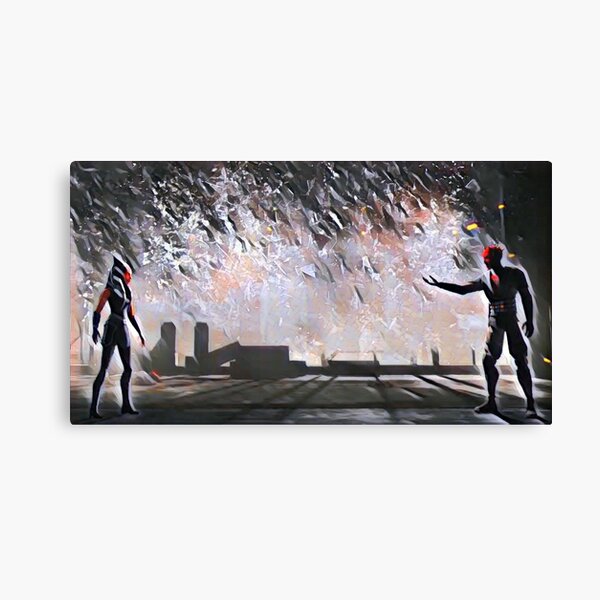 Ahsoka VS Maul Canvas Print