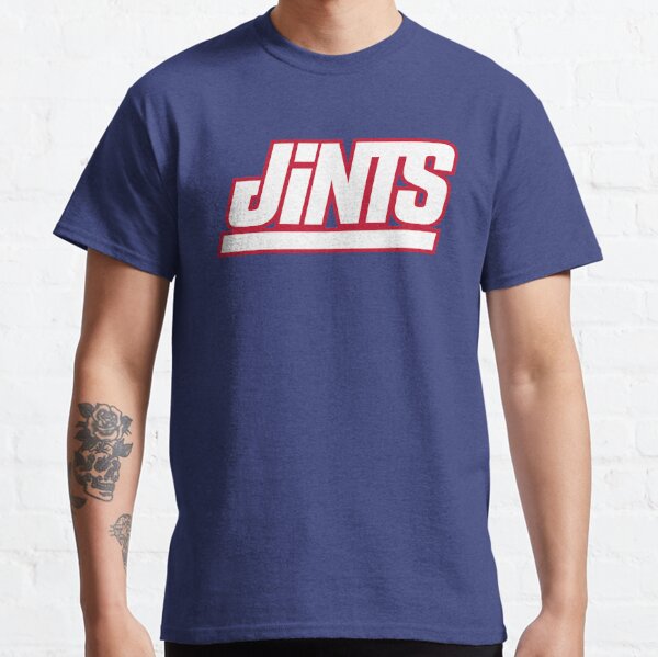 New York Giants blue wordmark Logo T-Shirt - Diana T-shirt