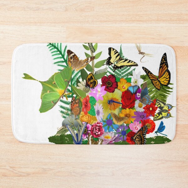 Item preview, butterflies and flowers designed and sold by BellsPainting.