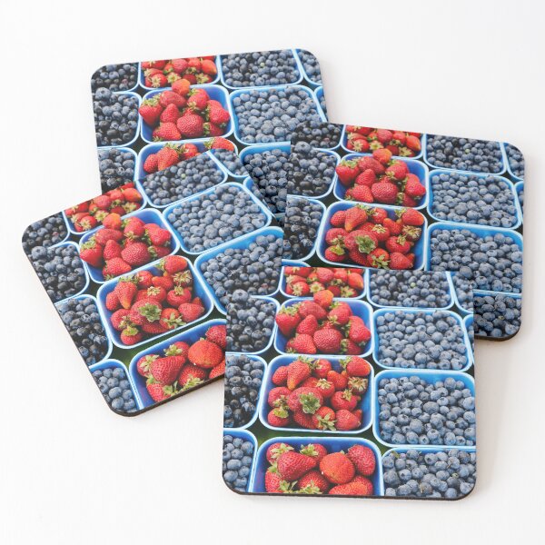 Item preview, Fresh Ripe Strawberries and Blueberries designed and sold by Kevin Miller Photography.