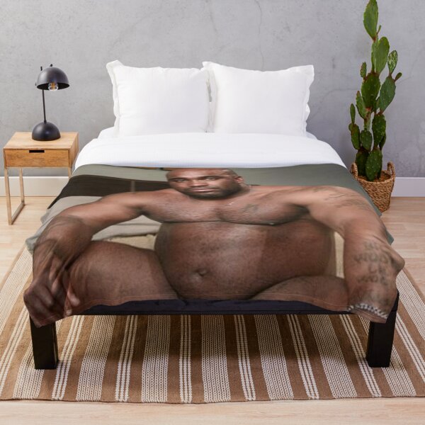 Well Endowed Man Throw Blanket