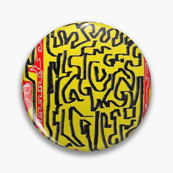 Item preview, Laberinto red yellow designed and sold by eliso silva.