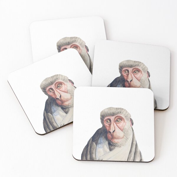Item preview, Hear No Evil- Japanese Macaque designed and sold by jgwinnart.