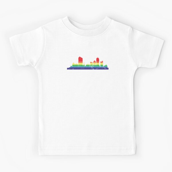 Item preview, LGBT Flag Rainbow Shirt LGBT Cleveland City Pride designed and sold by Orange Pieces.