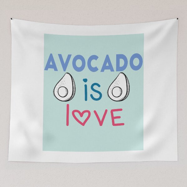 Item preview, AVOCADO IS LOVE; funny avocado, cooltee, fruit, food: designed and sold by Edgy DESIGNS.