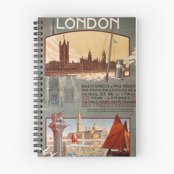 Item preview, London vintage travel poster designed and sold by stickart-marek.