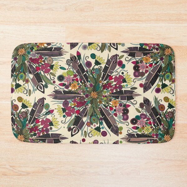 Item preview, bohemian posy cream designed and sold by scrummy.