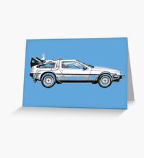 Back to the future Greeting Card
