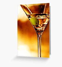 the martini - close up Greeting Card
